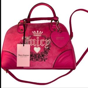 Pink Juicy Couture Velour Bag